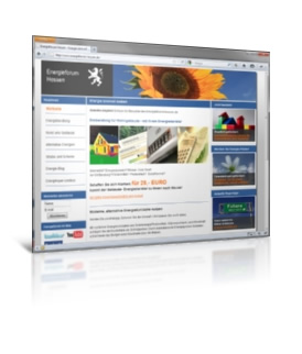Webdesign, Portal Programmierung - energieforum-hessen.de