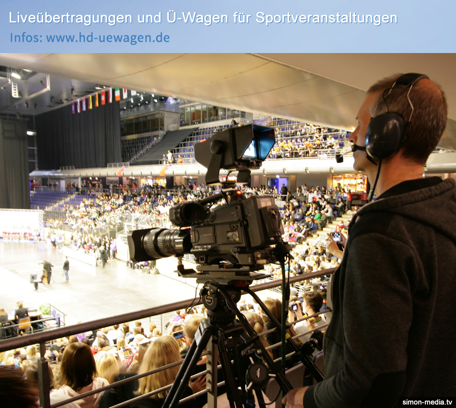 Liveübertragung Cheerleading WM - Ü-Wagen-Dienstleister Simon Media